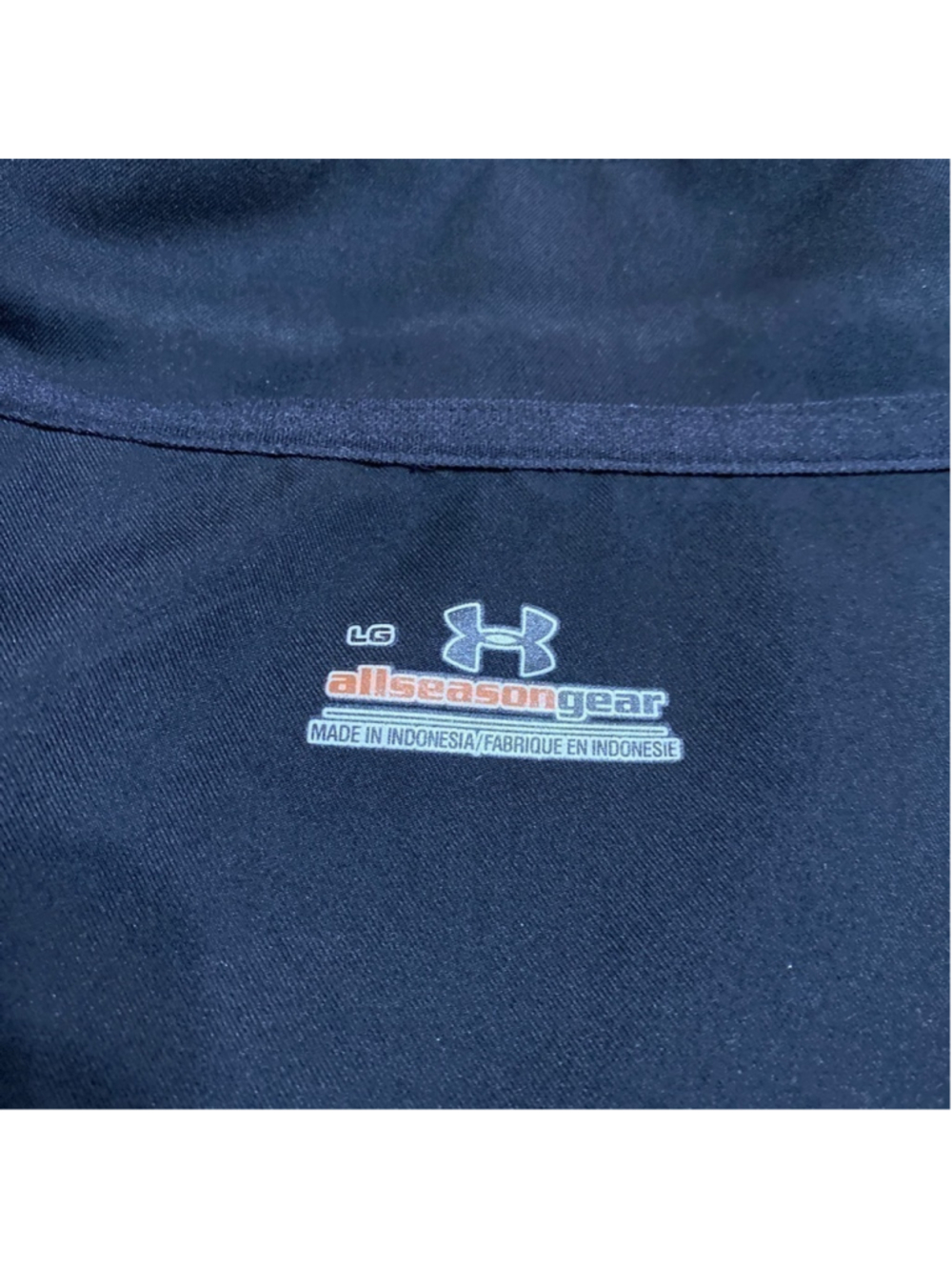 under Armour Nylon Jacket Black Full Zip Size MD. - Picture 5 of 10